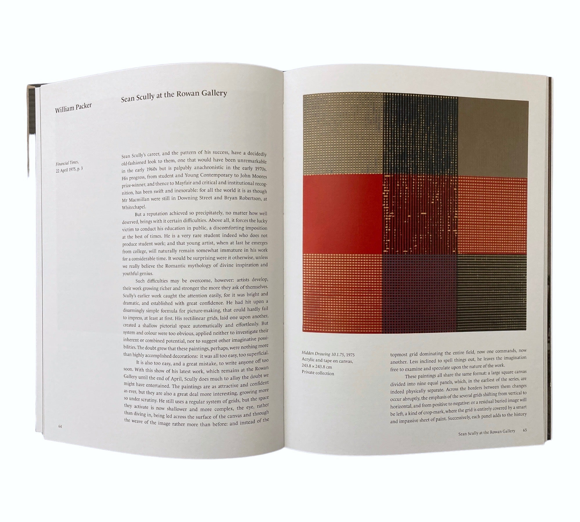 Between the Lines: Critical Writings on Sean Scully – The Early Years