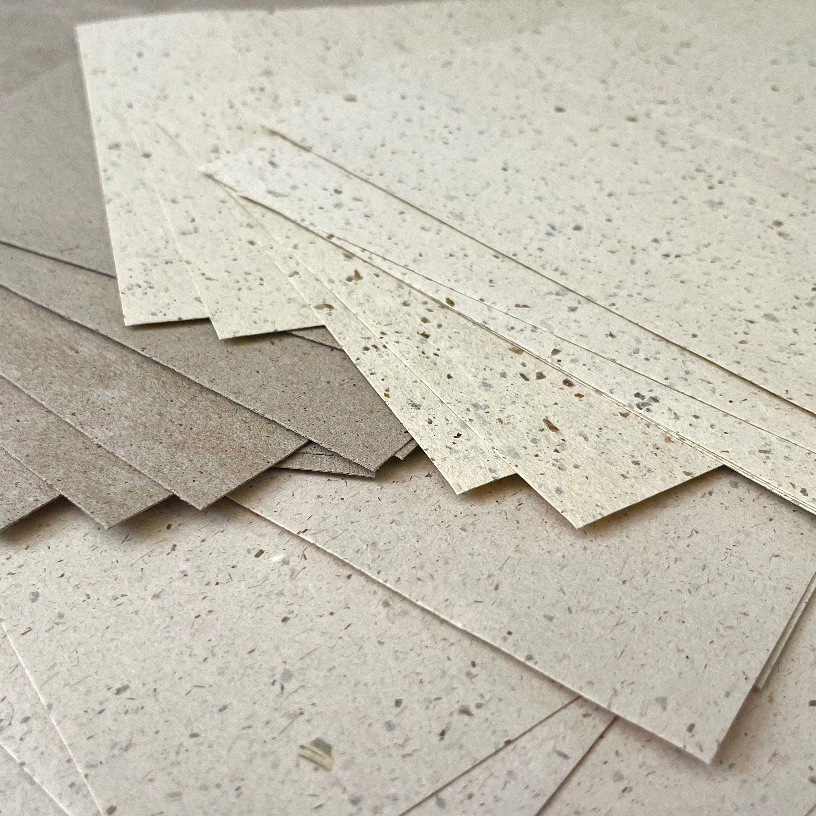 Plant Fibre Paper 3 Colour Pack - Lemongrass | Spent Barley | Water Hyacinth (72 sheets)