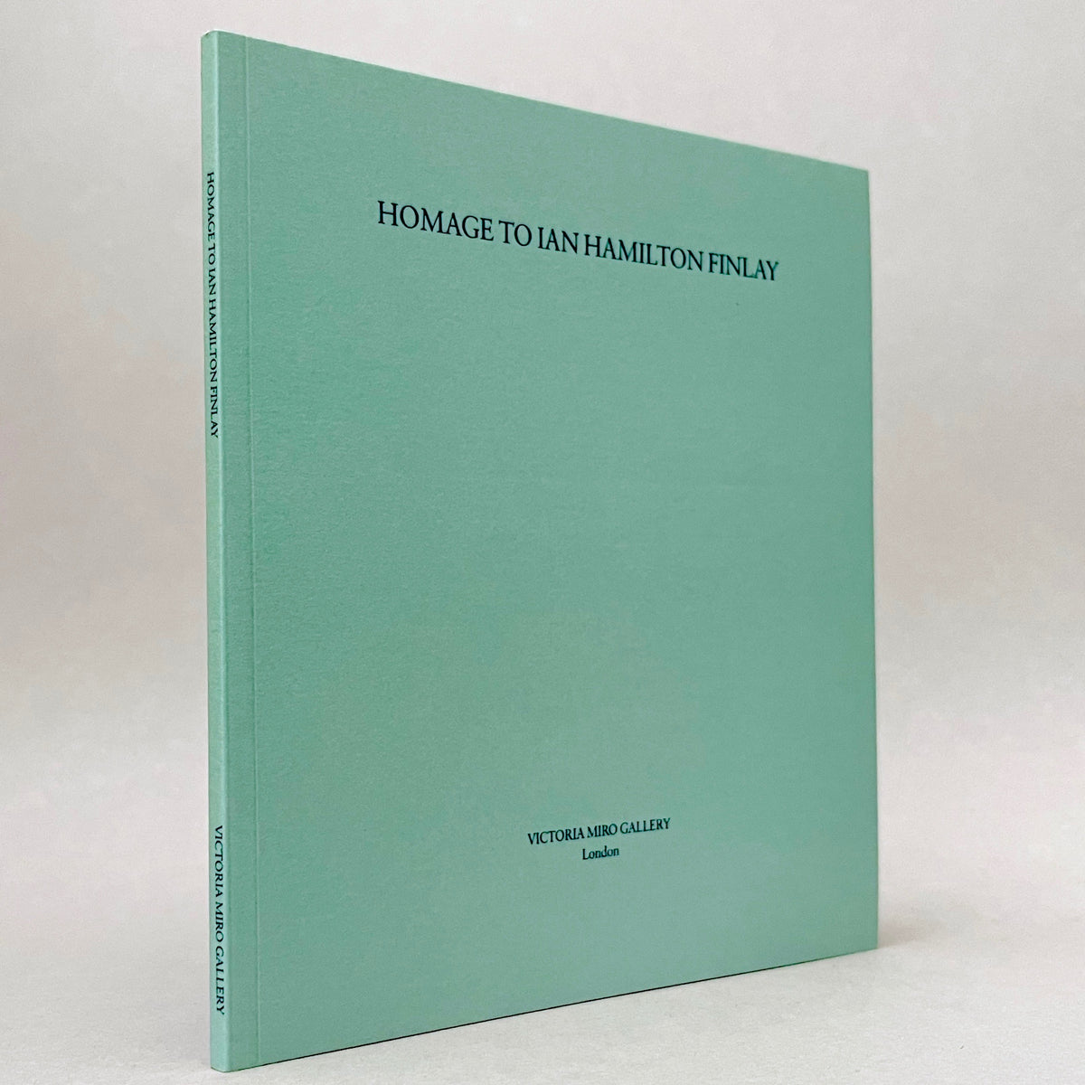 Homage to Ian Hamilton Finlay