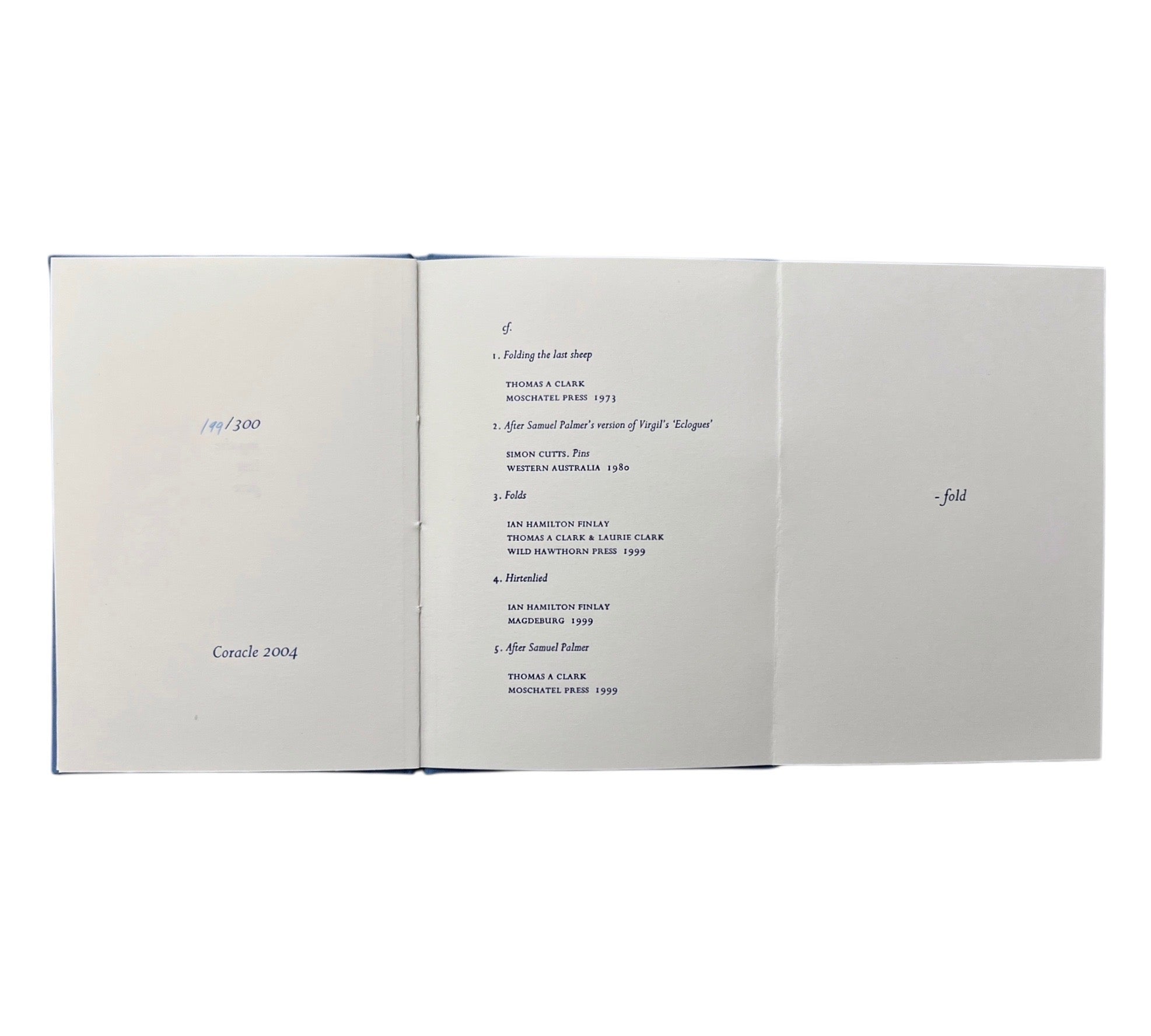 Simon Cutts: eclogues