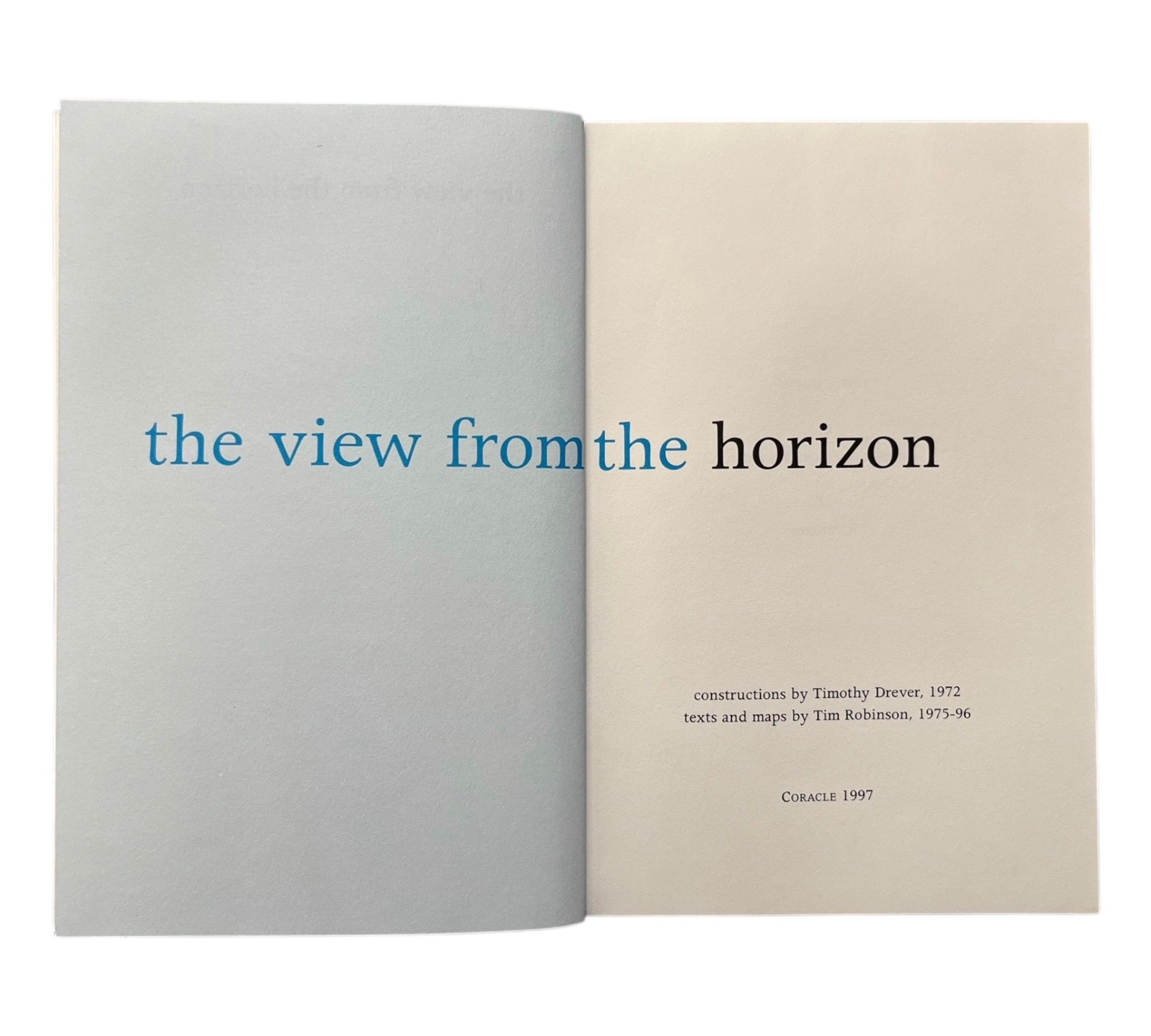 Tim Robinson: The View from the Horizon
