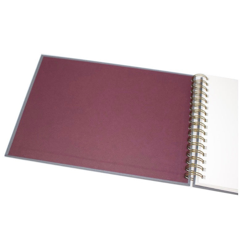 Premium Spiral Bound Sketchbook - A4 Landscape | 240gsm